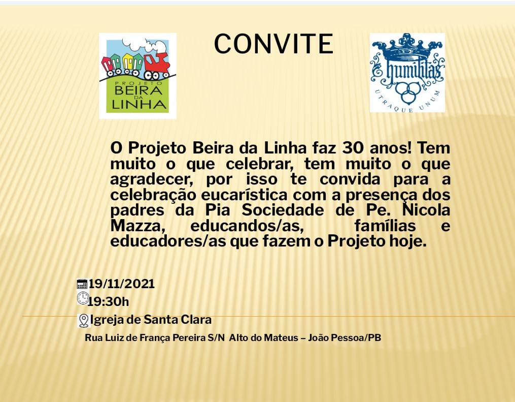 Convite - 30 anos do PBL