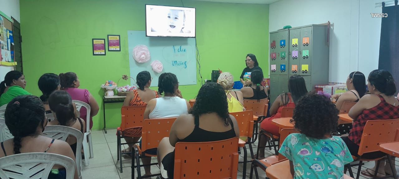 Comemoração do dia das mães do PBL