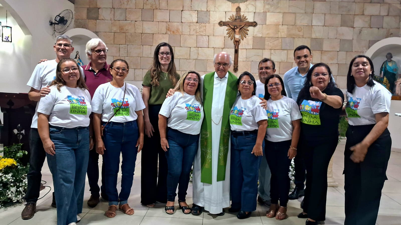 Missa de celebração dos 34 anos do Projeto Beira da Linha